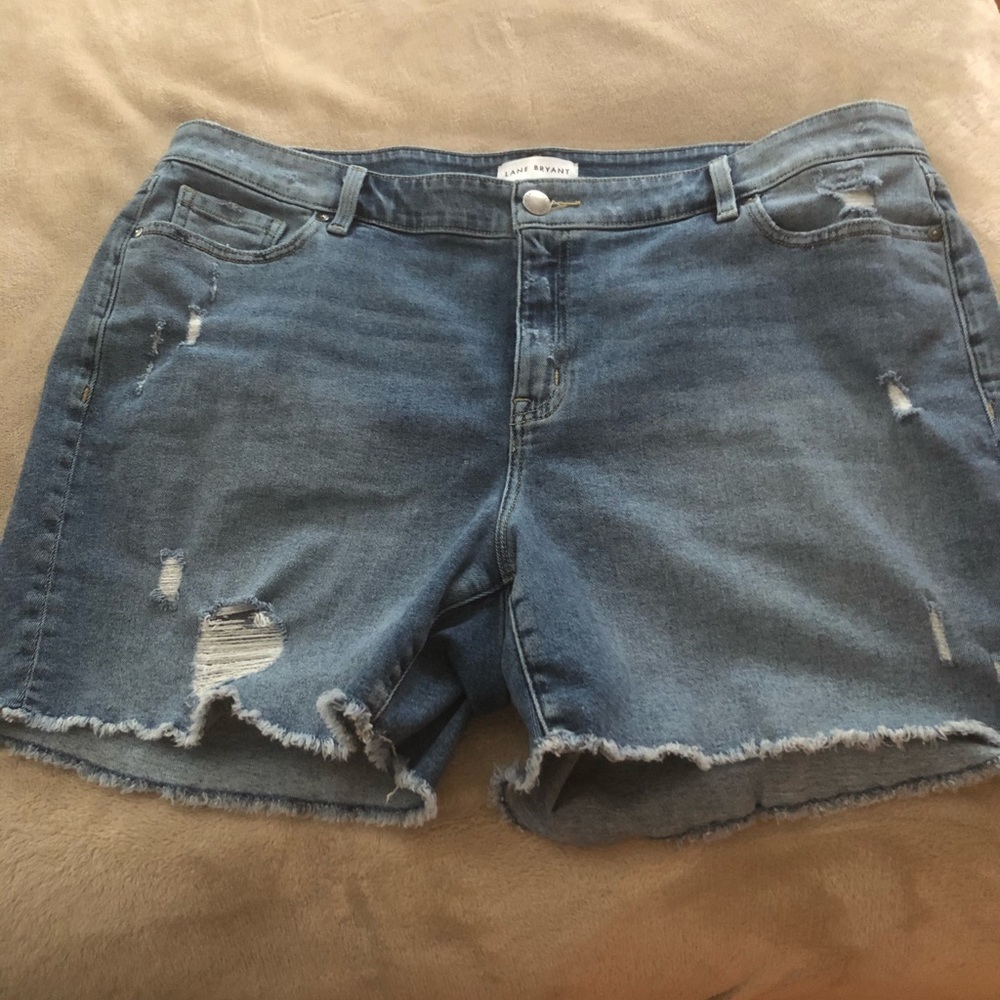 Denim shorts